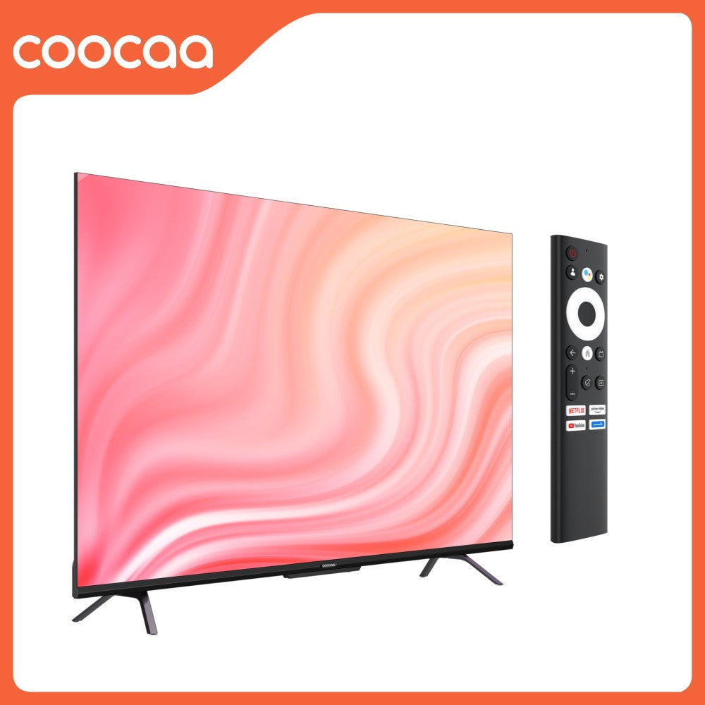 Coocaa Frameless 108 cm (43 inch) Ultra HD (4K) LED Smart Google TV with HDR 10 Dolby Audio and Eye care technology - 43Y72