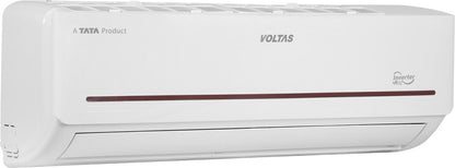 Voltas 2 in 1 Convertible Cooling 1.2 Ton 3 Star Split Inverter Expandable AC  - White - 4503072 -153V ADP, Copper Condenser