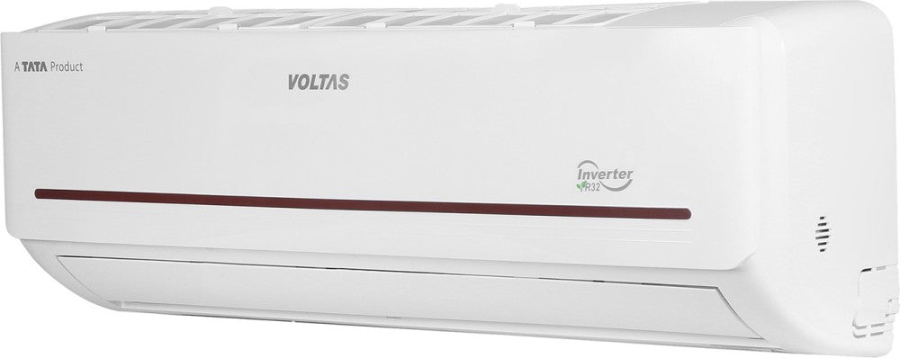 Voltas 2 in 1 Convertible Cooling 1.2 Ton 3 Star Split Inverter Expandable AC  - White - 4503072 -153V ADP, Copper Condenser