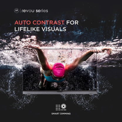 MOTOROLA Revou 127 cm (50 inch) Ultra HD (4K) LED Smart Android TV with Dolby Atmos and Dolby Vision - 50UHDADMRS7P