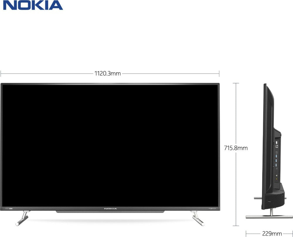 Nokia 127 cm (50 inch) Ultra HD 4K QLED Smart Android TV with Sound by JBL and Powered by Harman AudioEFX - 50UHDAQNDT5Q