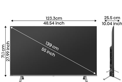 TOSHIBA C350LP 139 cm (55 inch) Ultra HD (4K) LED Smart Google TV - 55C350LP