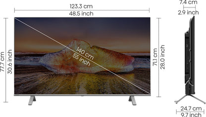 TOSHIBA C350MP 139 cm (55 inch) Ultra HD (4K) LED Smart Google TV with Dolby Vision Atmos and REGZA Engine (2023 Model) - 55C350MP