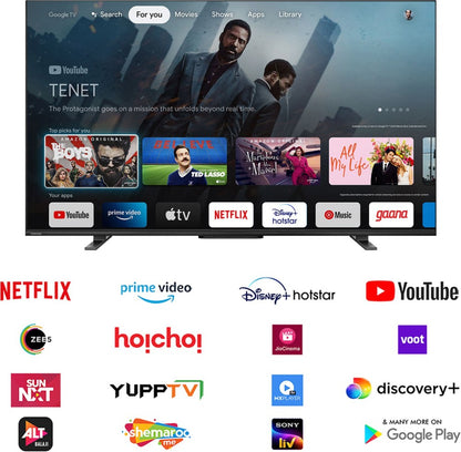 TOSHIBA M550LP Series 164 cm (65 inch) QLED Ultra HD (4K) Smart Google TV With Bass Woofer and REGZA Engine - 65M550LP