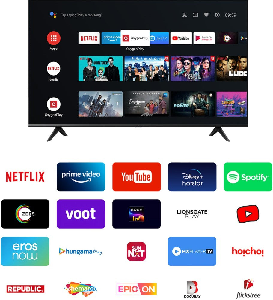 OnePlus Y1S Pro 138 cm (55 inch) Ultra HD (4K) LED Smart Android TV - 55UD2A00