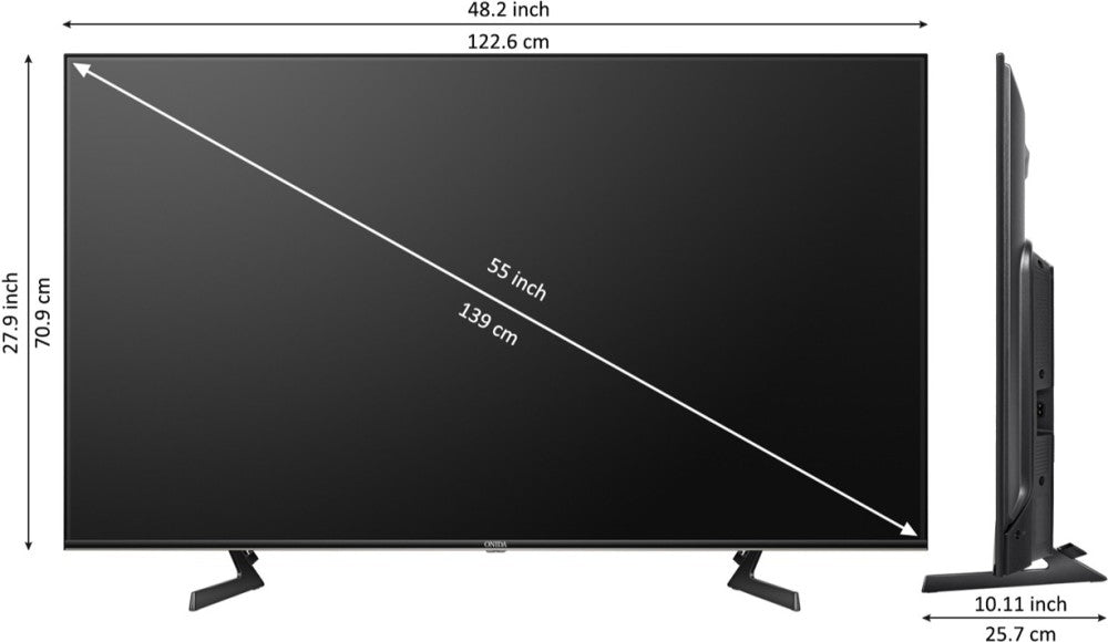 ONIDA 139 cm (55 inch) Ultra HD (4K) LED Smart VIDAA TV - 55UIV