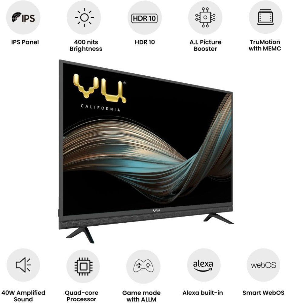 Vu 138 cm (55 inch) Ultra HD (4K) LED Smart WebOS TV - 55UT_webOS