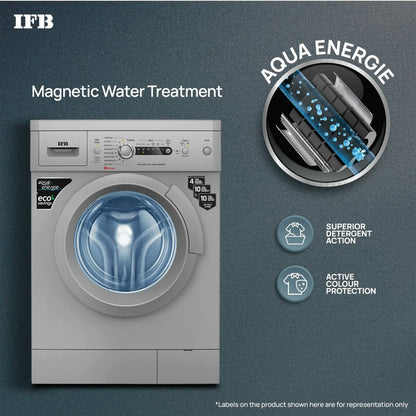 IFB 6 kg Fully Automatic Front Load Washing Machine Silver - 2D & Steam Wash Technology, Diva Aqua SBS 6008