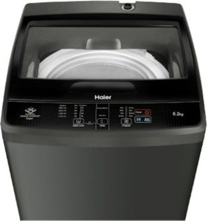 Haier 6.5 kg Fully Automatic Top Load Washing Machine Grey - HWM65-707BKNZP