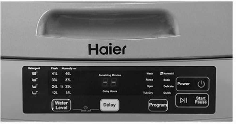 Haier 6.5 kg Fully Automatic Top Load Washing Machine Grey - HWM65-707TNZP