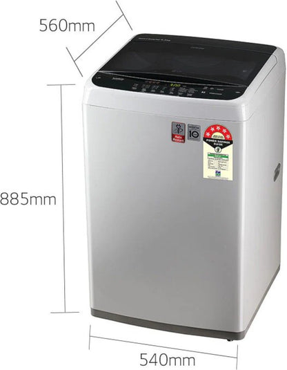 LG 6.5 kg Fully Automatic Top Load Washing Machine Silver - T65SPSF1ZA