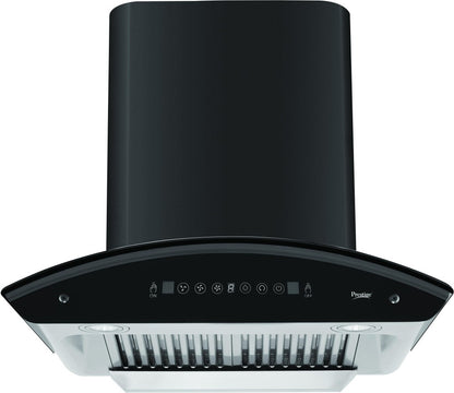 Prestige Oscar 600 Auto Clean Wall Mounted Chimney - Black 1100 CMH