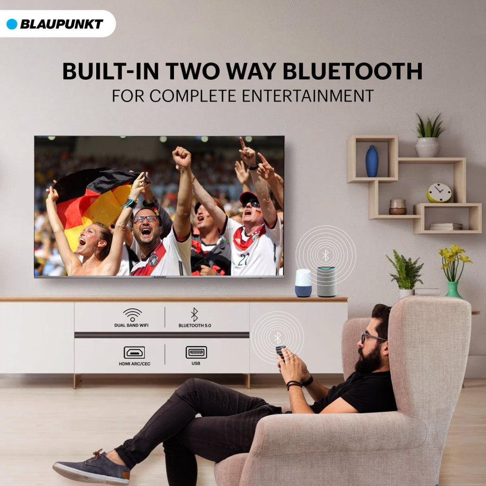 Blaupunkt 189 cm (75 inch) Ultra HD (4K) LED Smart Android TV with Dolby Atmos & Dolby Vision - 75CSA7080