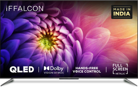 iFFALCON by TCL 163.8 सेमी (65 इंच) QLED अल्ट्रा HD (4K) स्मार्ट एंड्रॉइड टीवी हैंड्सफ्री वॉयस सर्च - 65H71