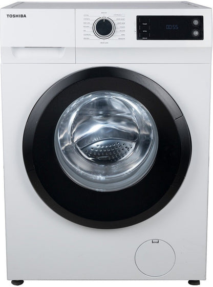 TOSHIBA 7 kg Fully Automatic Front Load Washing Machine with In-built Heater White - TW-BJ80S2-IND(WK)