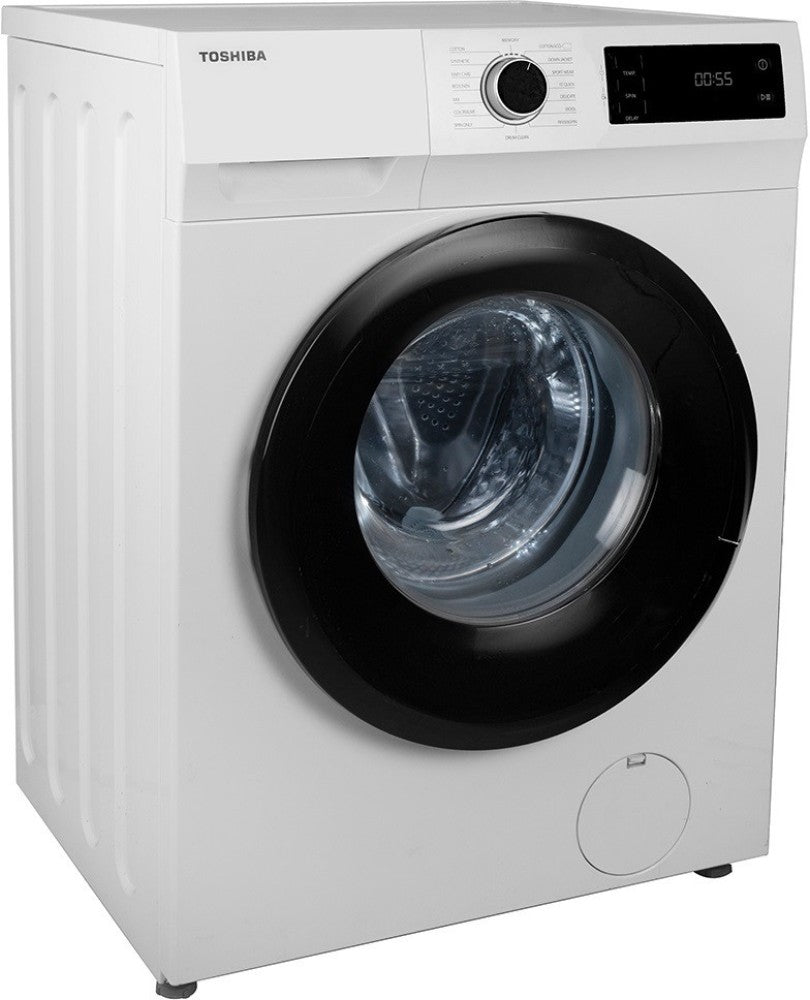 TOSHIBA 7 kg Fully Automatic Front Load Washing Machine with In-built Heater White - TW-BJ80S2-IND(WK)