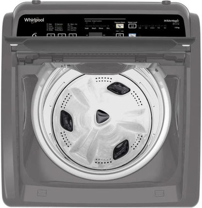 Whirlpool 7 kg Fully Automatic Top Load Washing Machine with In-built Heater Grey - WHITEMAGIC ELITE PLUS (H)7.0 GREY 10YMW