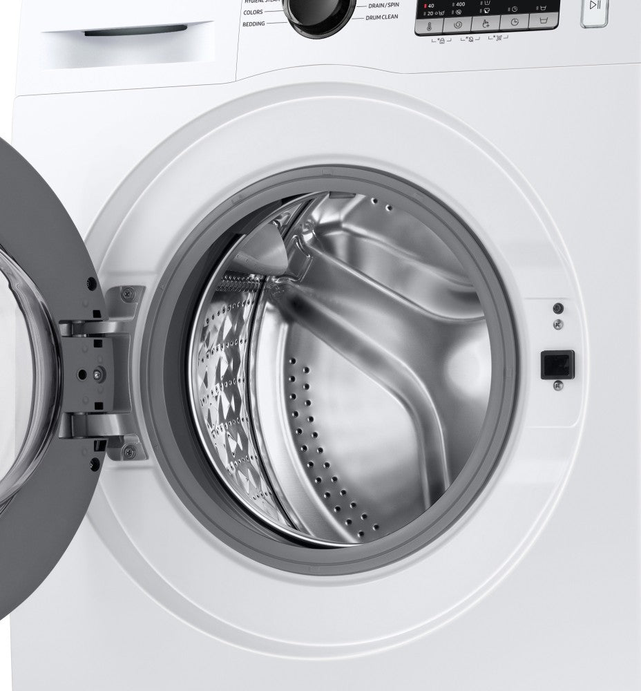 SAMSUNG 7 kg Fully Automatic Front Load Washing Machine Black, White - WW70T4020CE1TL