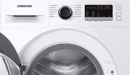 SAMSUNG 7 kg Fully Automatic Front Load Washing Machine Black, White - WW70T4020CE1TL