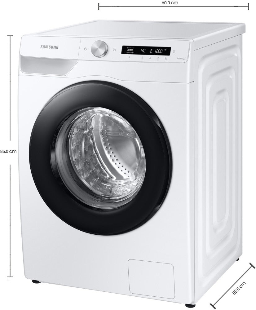 सैमसंग 7 किग्रा फुल्ली आटोमेटिक फ्रंट लोड वाशिंग मशीन सफेद - WW70T502DAW1TL