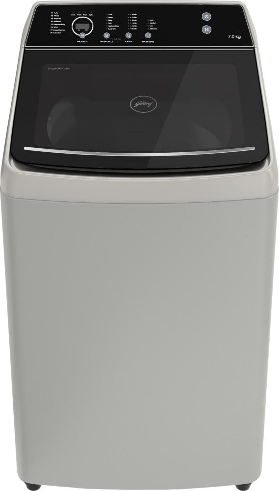 Godrej 7 kg 5 Star With Flexi Wash Technology And Soft-Close Lid Washing Machine Fully Automatic Top Load Silver - WTEON VLVT 70 5.0 FDTN SVGZ