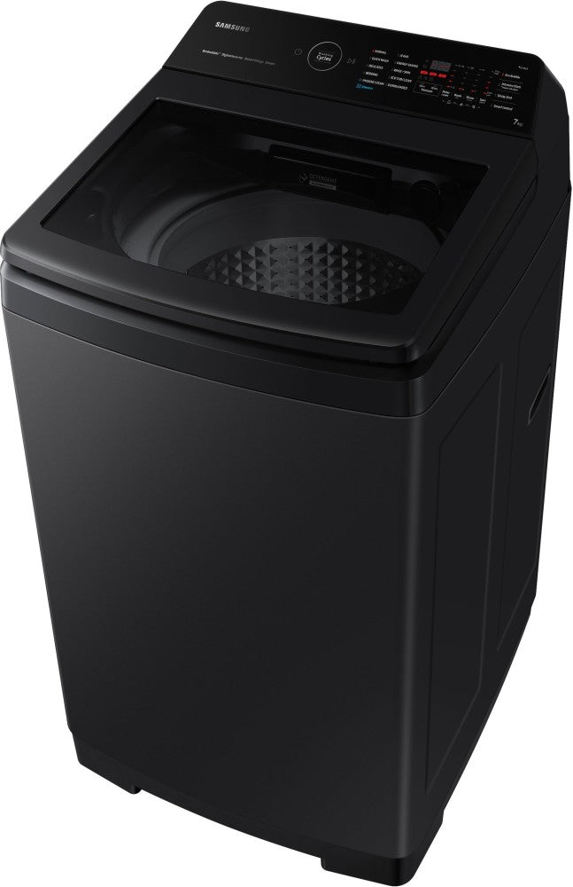 SAMSUNG 7 kg Fully Automatic Top Load Washing Machine with In-built Heater Black - WA70BG4582BVTL