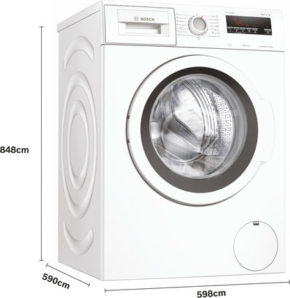 BOSCH 7 kg INVERTERTOUCHCONTROL,1200RPM Fully Automatic Front Load Washing Machine with In-built Heater White - WAJ2416EIN