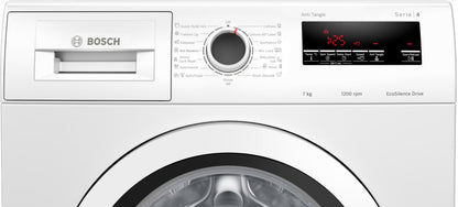 BOSCH 7 kg INVERTERTOUCHCONTROL,1200RPM Fully Automatic Front Load Washing Machine with In-built Heater White - WAJ2416EIN