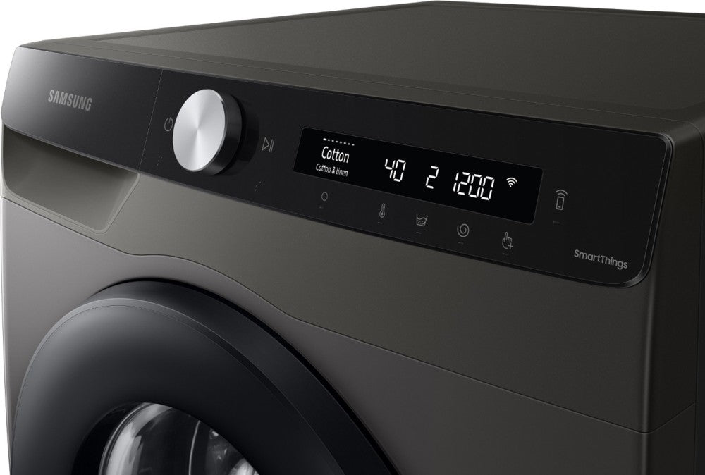 SAMSUNG 7 kg AI Control, Wifi Enabled, 5 Star Rating Fully Automatic Front Load Washing Machine Grey - WW70T502DAX/TL