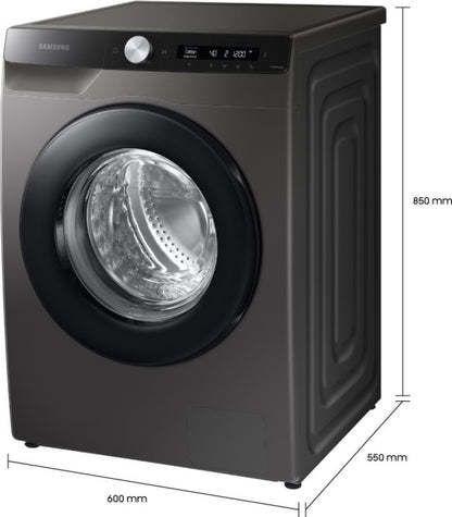 SAMSUNG 7 kg AI Control, Wifi Enabled, 5 Star Rating Fully Automatic Front Load Washing Machine Grey - WW70T502DAX/TL