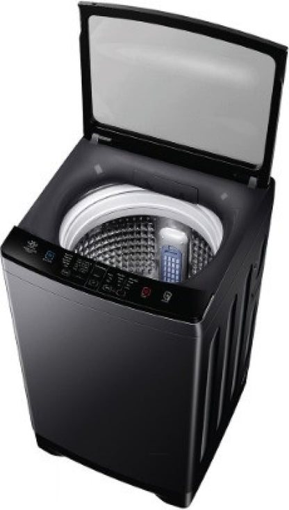 Haier 8 kg Fully Automatic Top Load Washing Machine with In-built Heater Black - Top Load Washing Machine