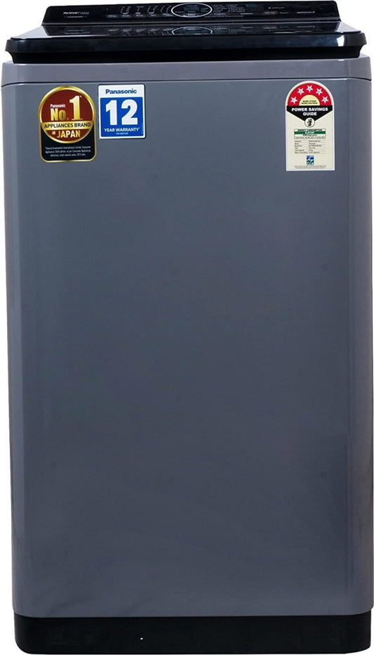 Panasonic 8 kg फुल्ली ऑटोमैटिक टॉप लोड वाशिंग मशीन ग्रे - NA-F80X9CRB