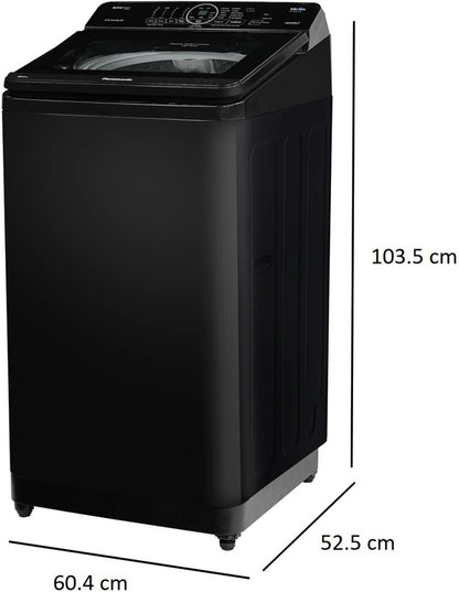 Panasonic 8 kg Wifi Smart Washing Machine Fully Automatic Top Load Black - NA-F80X10PRB