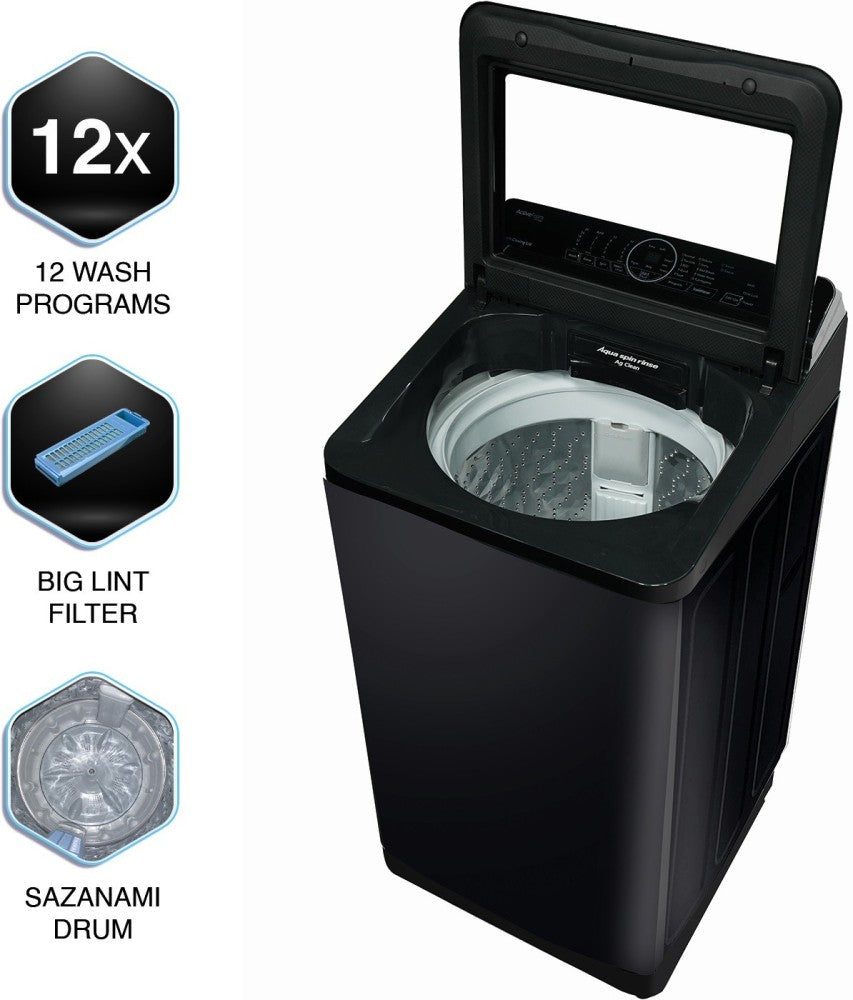 Panasonic 8 kg Wifi Smart Washing Machine Fully Automatic Top Load Black - NA-F80X10PRB