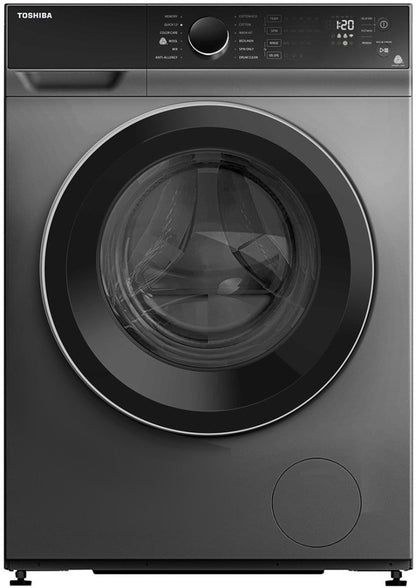 TOSHIBA 8 kg Fully Automatic Front Load Washing Machine with In-built Heater Silver - TW-BJ90M4-IND(SK)