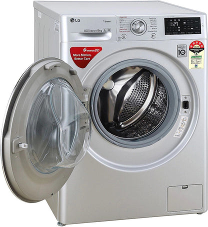 LG 8 kg Fully Automatic Front Load Washing Machine Silver - FHT1408ZNL