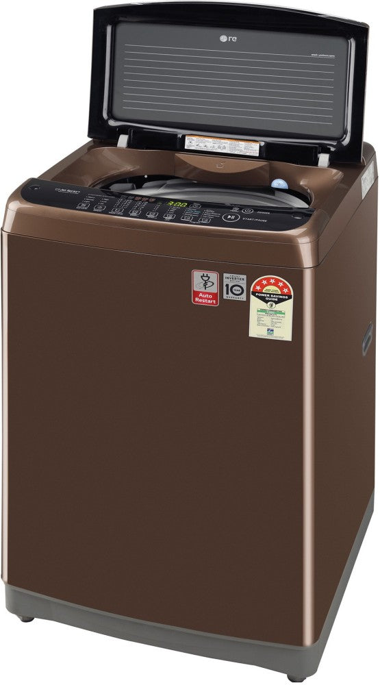 LG 8 kg Fully Automatic Top Load Washing Machine Brown - T80SJAS1Z