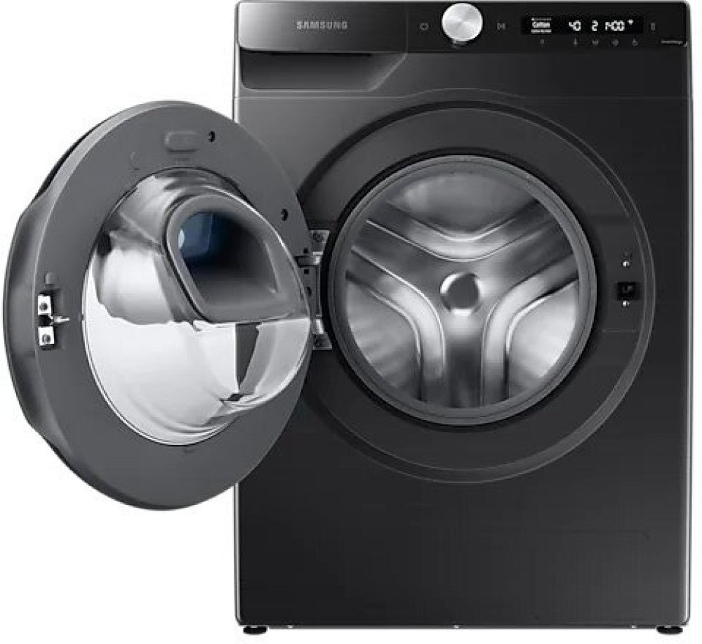 SAMSUNG 8 kg Fully Automatic Front Load Washing Machine with In-built Heater Black - WW80T554DAB