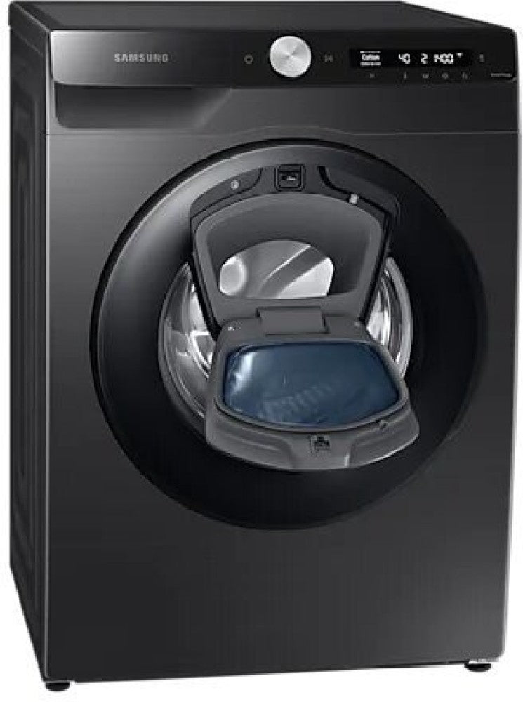 SAMSUNG 8 kg Fully Automatic Front Load Washing Machine with In-built Heater Black - WW80T554DAB