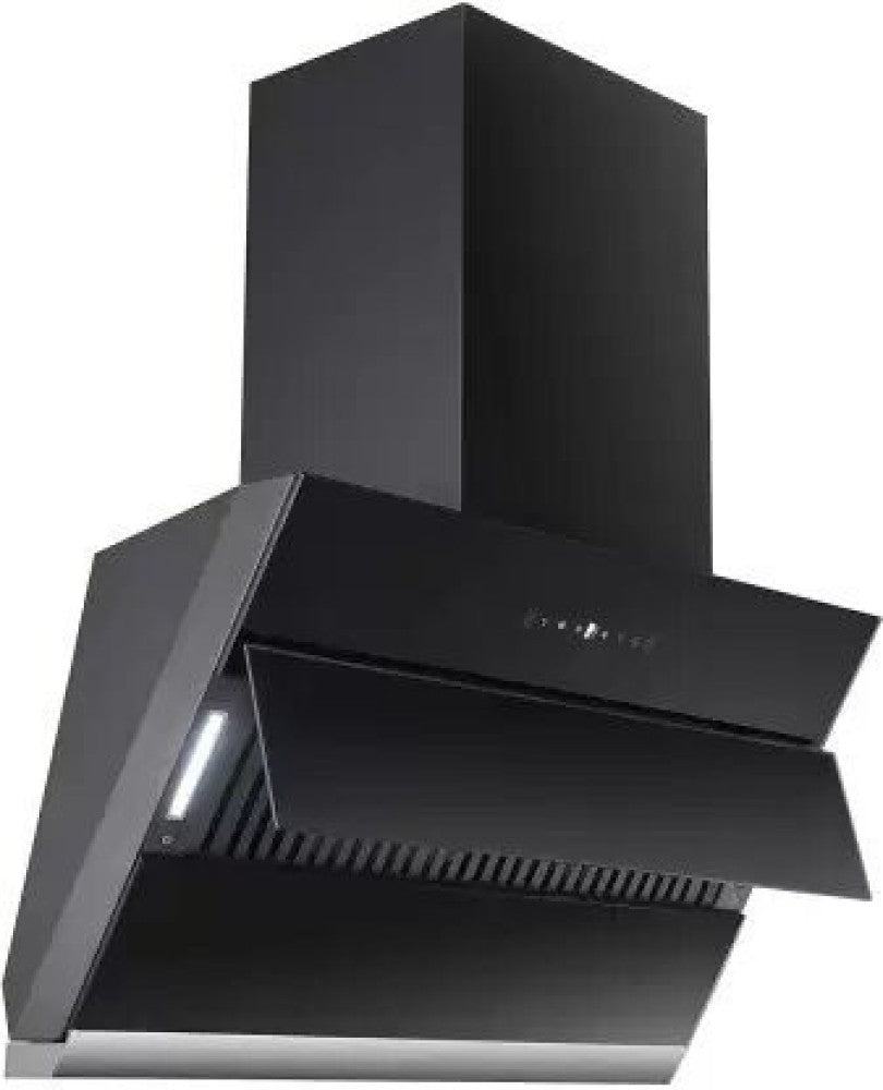 Faber Hood Zenith FL SC AC BK 60 Auto Clean Wall Mounted Chimney - Black 1350 CMH