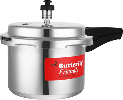 Butterfly Friendly Combo Pack 3 L, 2 L Pressure Cooker - Aluminium