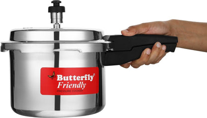 Butterfly Friendly Combo Pack 3 L, 2 L Pressure Cooker - Aluminium