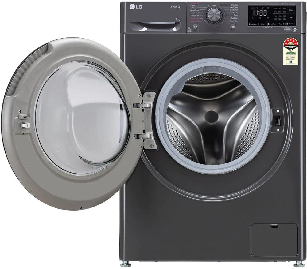 LG 9 kg AI Direct Drive Technology Fully Automatic Front Load Washing Machine Grey - FHV1409Z4M