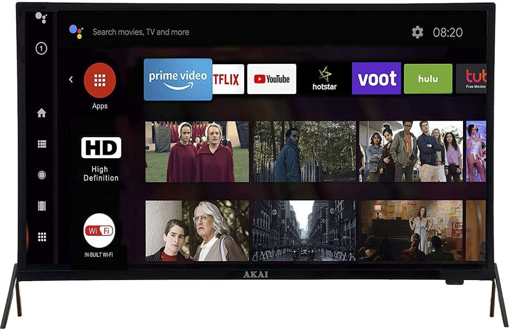 अकाई 98 सेमी (40 इंच) एचडी रेडी एलईडी स्मार्ट टीवी - 98 सेमी (40 इंच) एचडी स्मार्ट एलईडी टीवी AKLT40S-D409W (काला) (2021 मॉडल)