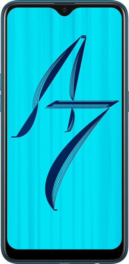 OPPO A7 (Glaze Blue, 64 GB) - 4 GB RAM