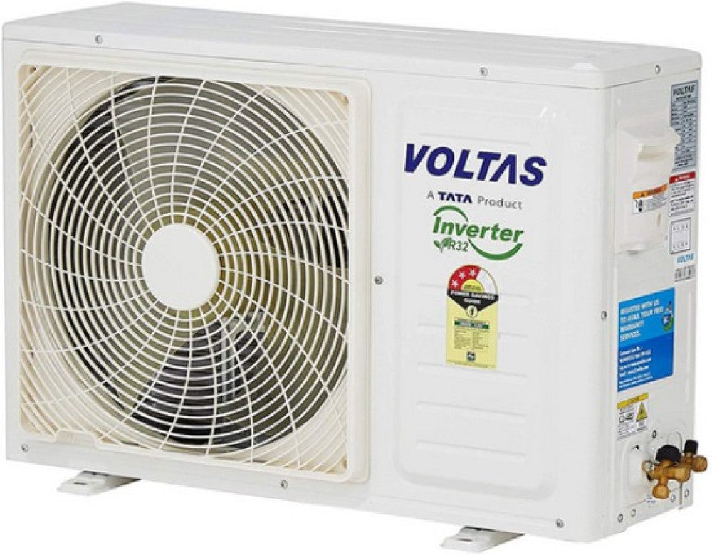 Voltas 1.5 Ton 3 Star Split Inverter AC  - White - 4503003 SAC 183V CZJ2, Copper Condenser