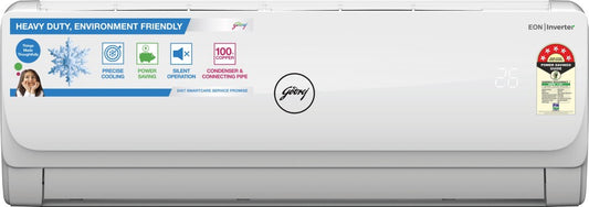 Godrej 1 Ton 5 Star Split Inverter AC  - White - AC 1T GIC 12GTC5-WSA, Copper Condenser