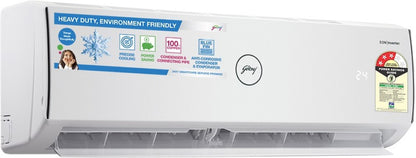 Godrej 1 Ton 3 Star Split Inverter AC  - White - AC 1T GIC 12YTC3-WTA, Copper Condenser