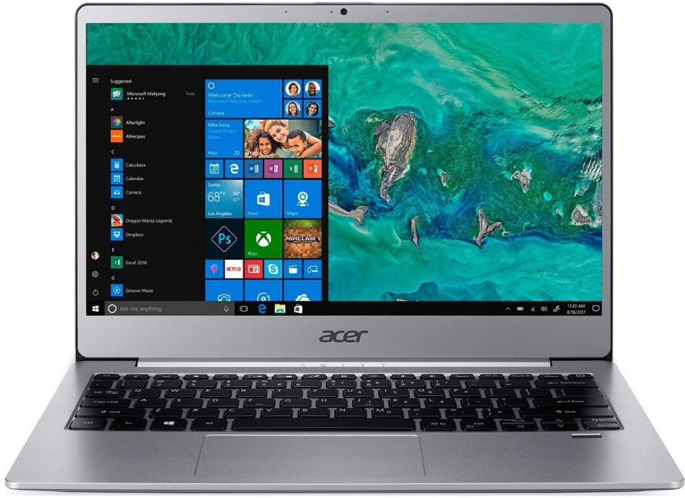 Acer Swift 3 Core i5 8th Gen - (8GB/256GB SSD/Windows 10 Home) SF313-51-506P पतला और हल्का लैपटॉप - 13.3 इंच, स्पार्कली सिल्वर, 1.3 किग्रा