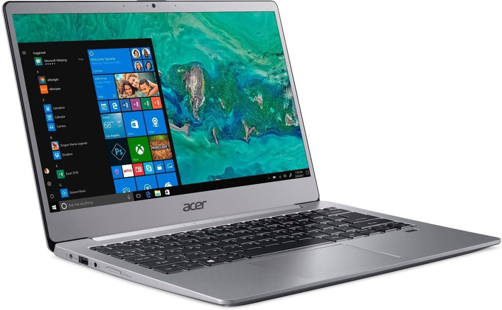 Acer Swift 3 Core i5 8th Gen - (8GB/256GB SSD/Windows 10 Home) SF313-51-506P पतला और हल्का लैपटॉप - 13.3 इंच, स्पार्कली सिल्वर, 1.3 किग्रा